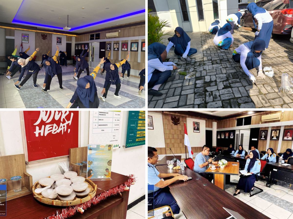 Budaya Kerja JUS TEMU KASIH : Membangun Integritas, Kesehatan dan Kebersamaan di BKK Padang