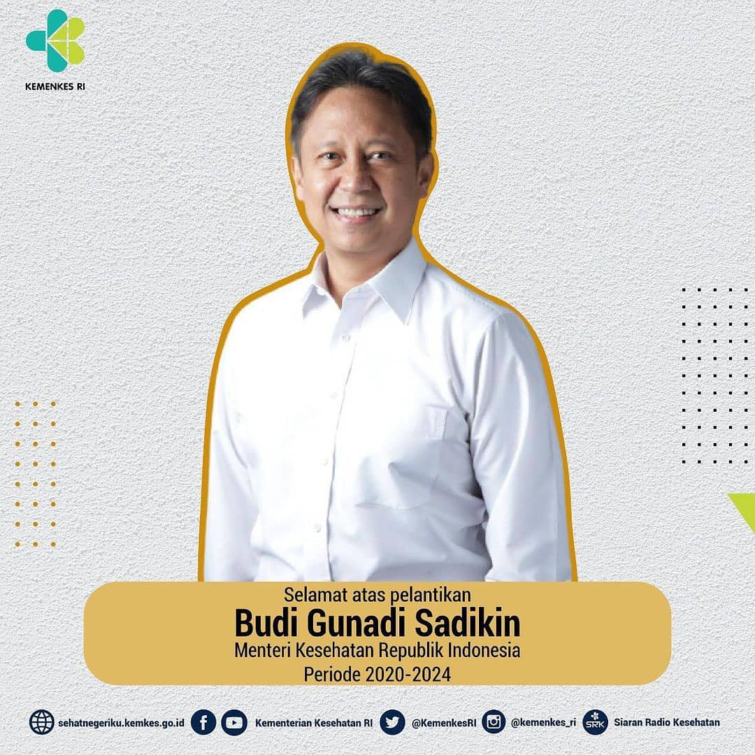 Selamat atas dilantiknya Budi Gunadi Sadikin sebagai Menteri Kesehatan RI Periode 2020-2024