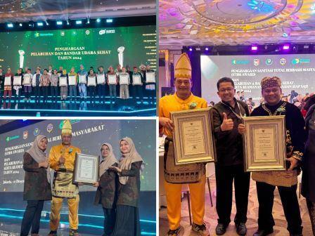 Penghargaan Pelabuhan dan Bandar Udara Sehat Tahun 2024