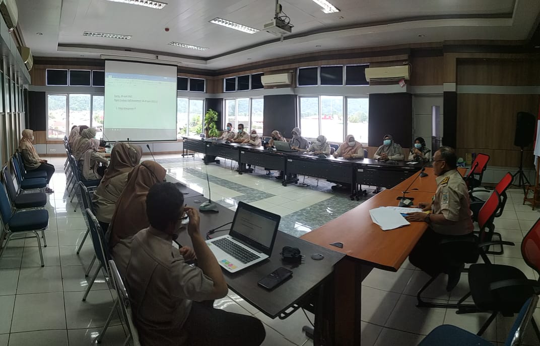 Self Assesment KKP Kelas II Padang menuju WBK/WBBM oleh Tim Penilai Internal (TPI)  secara Elektronik/ Daring 