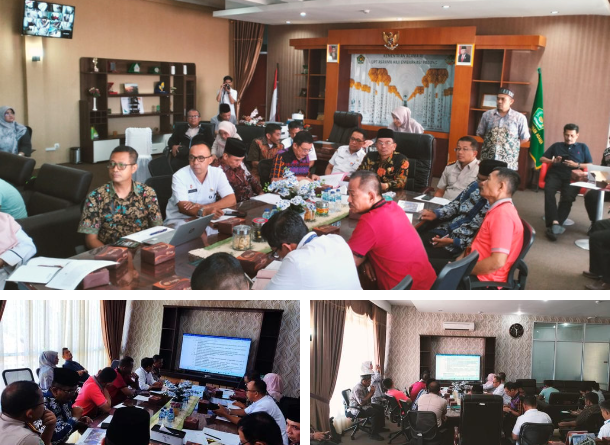 Rapat Perdana Persiapan Operasional Embarkasi Haji Padang, Asrama Haji Tabing, 24 Mei 2023.